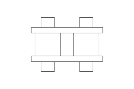 Rollenkette 06B-1 DIN 8187