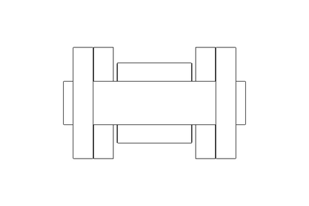 Rollenkette 20B-1 DIN 8187