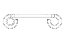 Flat-top chain SSC812K600 B=152.4