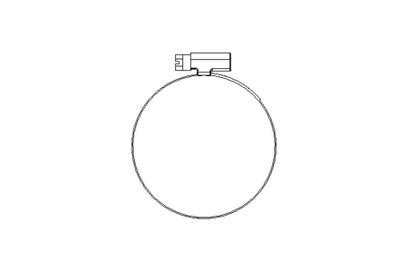 ХОМУТ ДЛЯ ШЛАНГА 75-90 B=5 A2/A2/A2