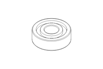 Deep groove ball bearing 607 2RS1 7x19x6