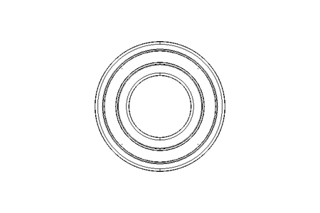 Roulem. rainuré à billes 6205 RS 25x52