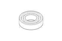 BALL BEARING 25X 52X15/ 6205- ZZ