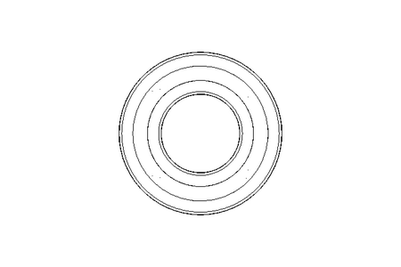 Deep groove ball bearing 6207 35x72x17