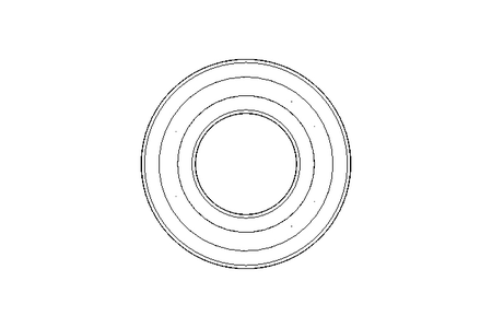 Cuscin.scanalato a sfera 6207 Z 35x72x17