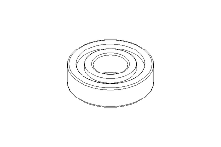 Deep groove ball bearing 6305 2RS 25x62