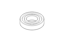 Deep groove ball bearing 6310 2RS 50x110