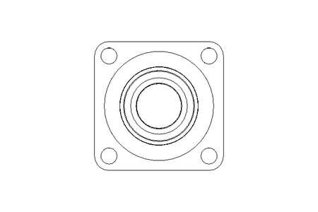 Mancal de flange TCJ FA125.8 50/62,7x143