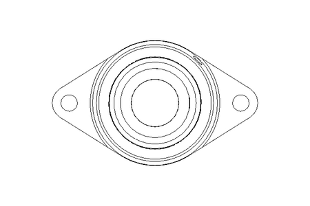 Mancal de flange PCJT 40x105x43,7