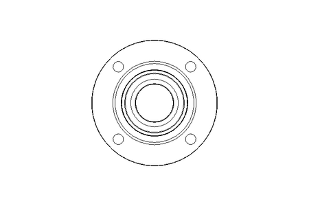 Mancal de flange RME 50x165x62,7