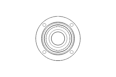 Mancal de flange RMEO FA125.8 90x300x101