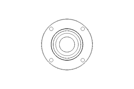 Mancal de flange RMEO FA125.8 90x300x101