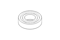 GROOVED BALL BEARING     61900