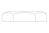 Dado per tubo B G1/2" A2 DIN431