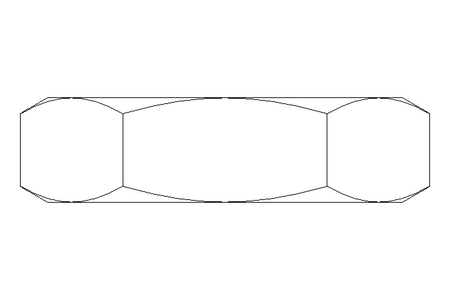 Шестигранная гайка M10x1,25 A2 DIN439