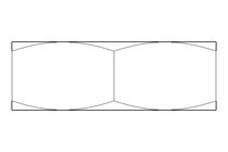 Porca sextavada M16 St-Zn DIN439