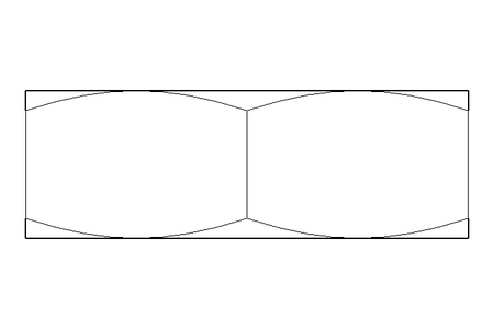 Porca sextavada M16 St-Zn DIN439