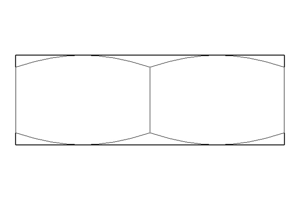 Hexagon nut M16 St-Zn DIN439