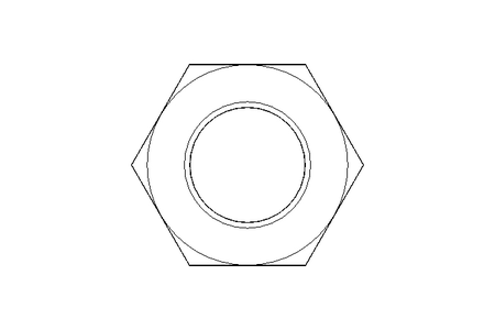 Hexagon nut M20 St-Zn DIN439