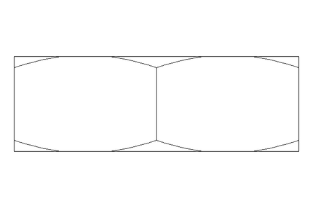 Porca sextavada M20x1,5 St-Zn DIN439