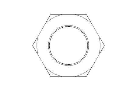 Porca sextavada M20x1,5 St-Zn DIN439