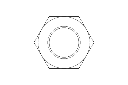 Hexagon nut M24 A2 DIN439