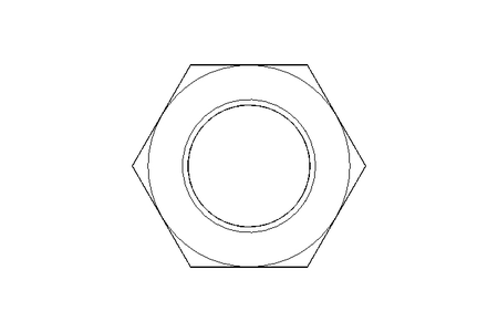 Hexagon nut M24x2 A2 DIN439