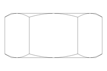 Hexagon nut M24x1.5 A4 DIN934