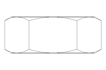 Hexagon nut M3 St-Zn DIN934