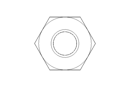 Hexagon nut M3 St-Zn DIN934