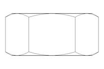 Hexagon nut M8 1.4571 DIN934