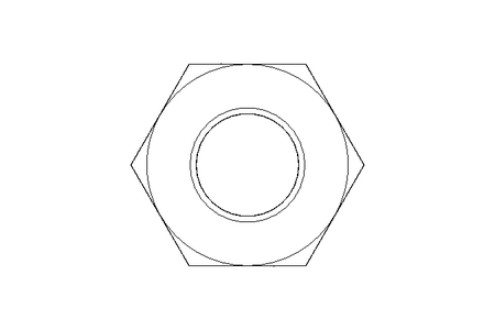 Écrou hexagonal M8 1.4571 DIN934