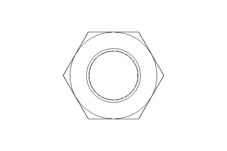 Hexagon nut M18 A2 DIN934