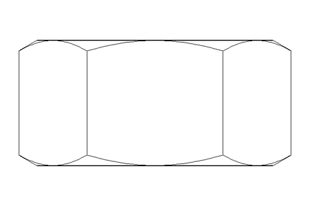 Hexagon nut M20x1.5 A2 DIN934