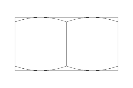 Hexagon nut LH M8 A2 DIN934