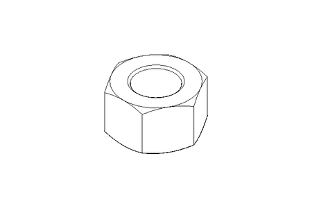 Hexagon nut LH M12 St-Zn DIN934