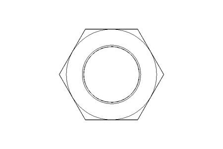 Écrou hexagonal LH M20x1,5 St-Zn DIN936