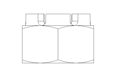 Porca castelo hexagonal M36x1,5 St-Zn