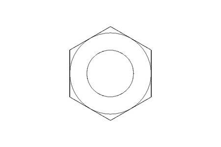 Porca castelo hexagonal M36x1,5 St-Zn