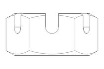 Kronenmutter M10 A2 DIN937