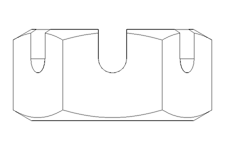 Castle nut M10 A2 DIN937