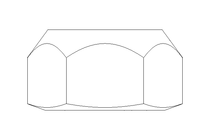 Hexagon nut M6 St-Zn DIN980