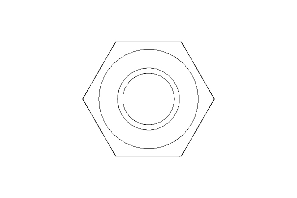 Tuerca hexagonal M3 A2 DIN985
