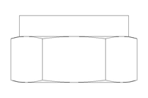 Dado esagonale M8x1 St-Zn DIN985