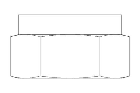 Dado esagonale M8x1 St-Zn DIN985