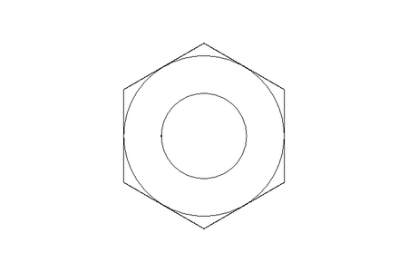 Hexagon nut M8x1 St-Zn DIN985