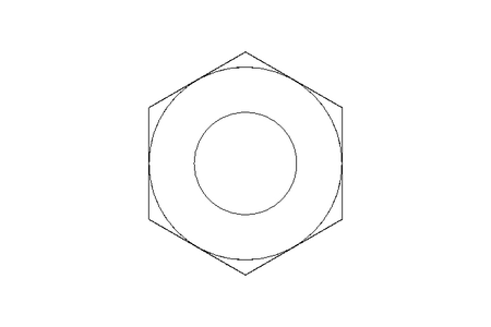 Tuerca hexagonal M8x1 St-Zn DIN985