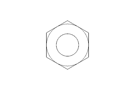 Écrou hexagonal M12 St-Zn DIN985