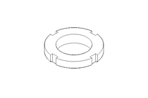 Slotted nut M25x1.5 ST DIN981