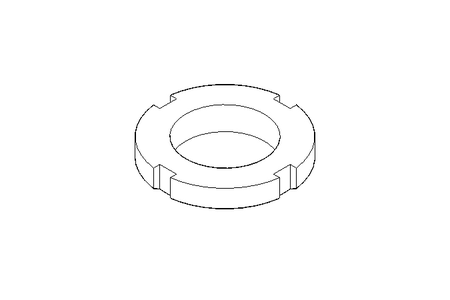 Slotted nut M25x1.5 ST DIN981